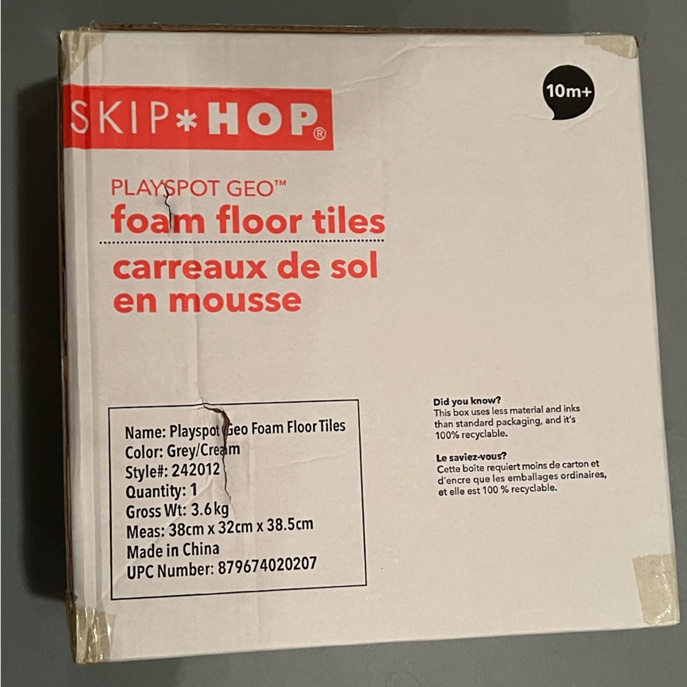 SKIP HOP PLAYSPOT GEO foam floor tiles brand new